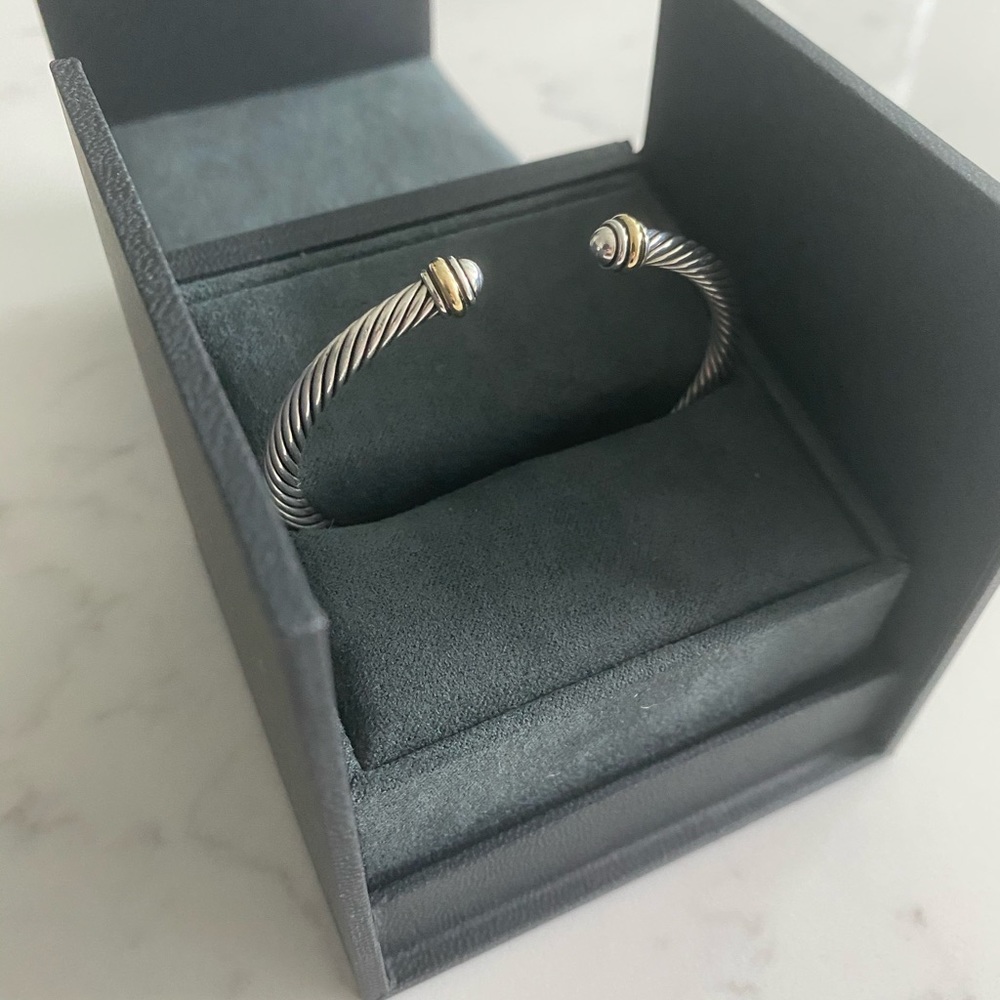 David Yurman Cable classics bracelet w/ 18k gold